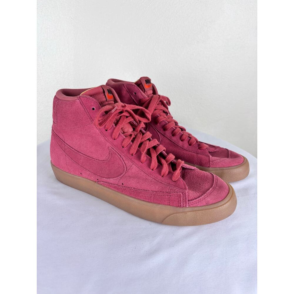 Nike Mens Blazer 77 Redwood Mid Retro Suede High Tops Gum Sole 11